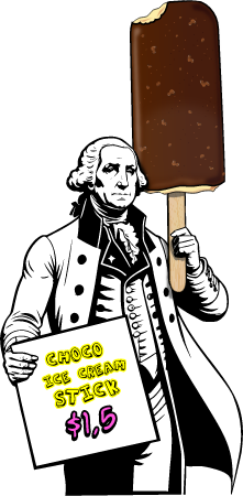 George Washington’s Ice Cream Break