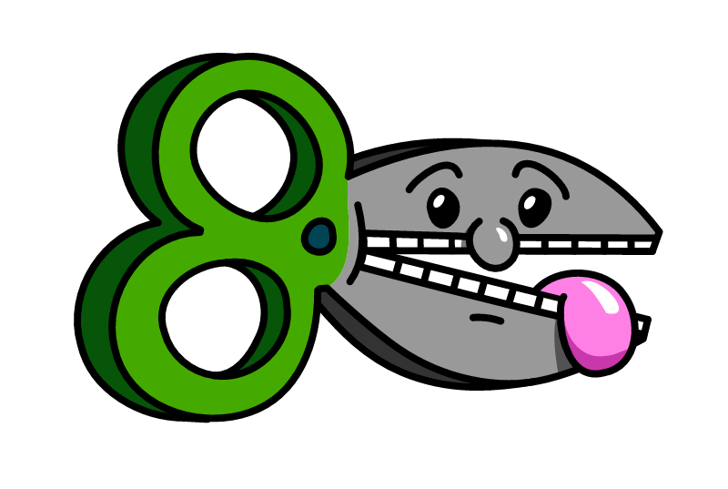 Kawaii Open Scissors