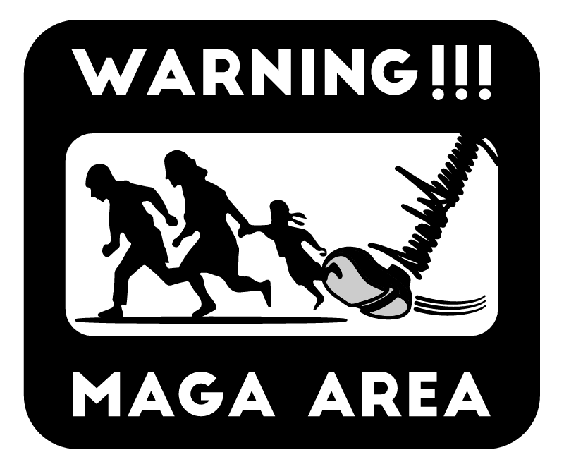 Migrant Warning Sign