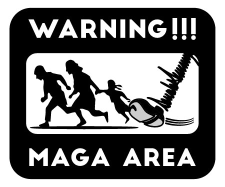 Migrant Warning Sign