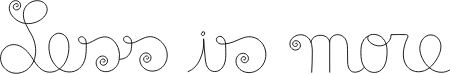 Minimalism Message