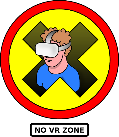 No Virtual Reality Sign