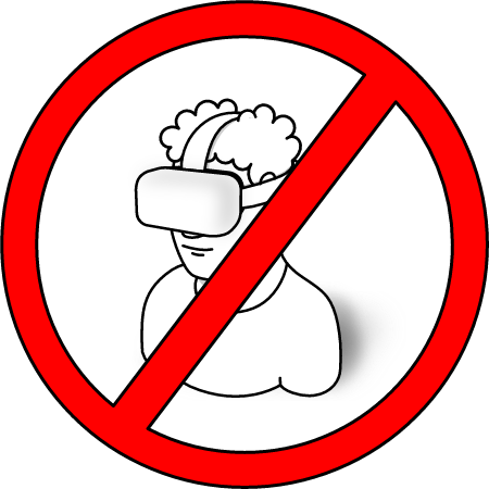 No Virtual Reality Symbol