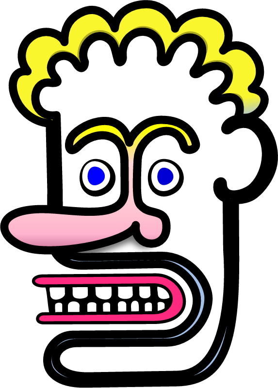 Pop Art Curly Head Remix