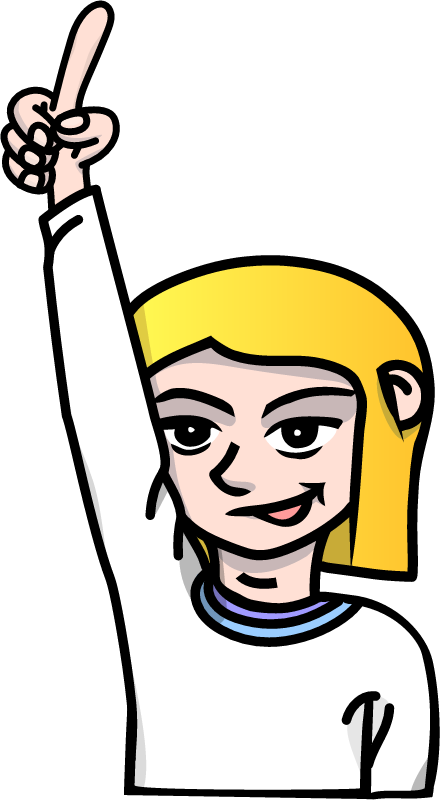 Raised Finger for a Question
