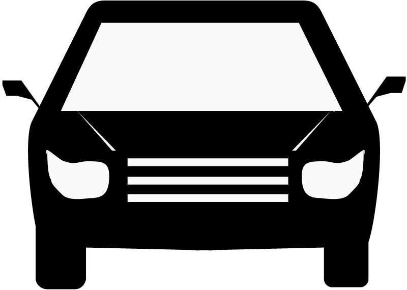 Simple Car Front Icon