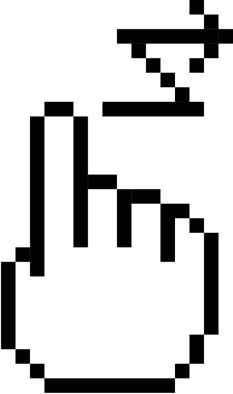 Pixel touch gesture for path movement