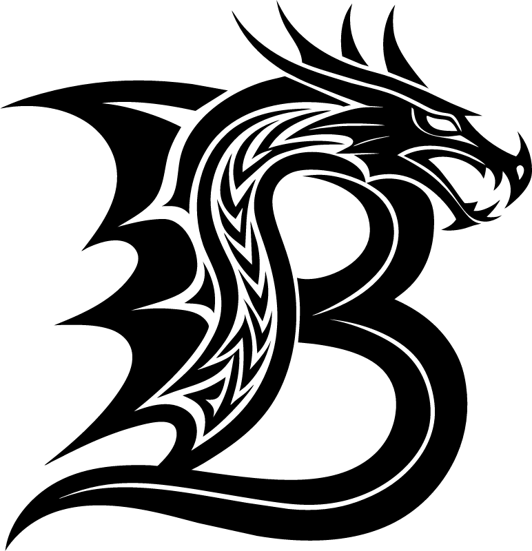  Dragon Letter B