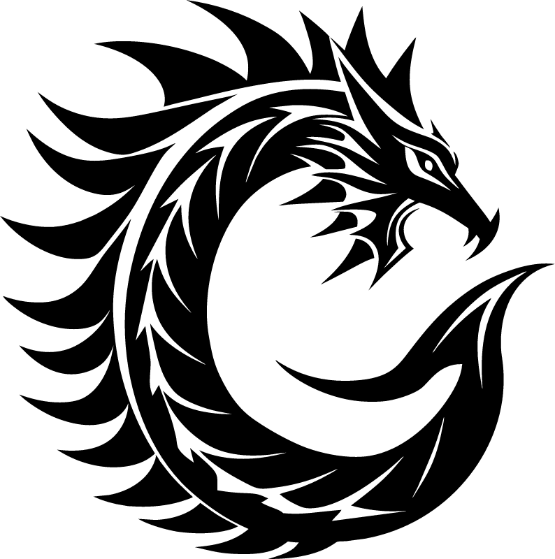  Dragon Letter C