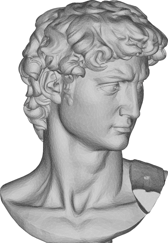 3D Bust of Michelangelo's David