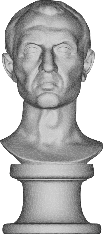 3D Julius Caesar Bust
