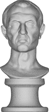 3D Julius Caesar Bust
