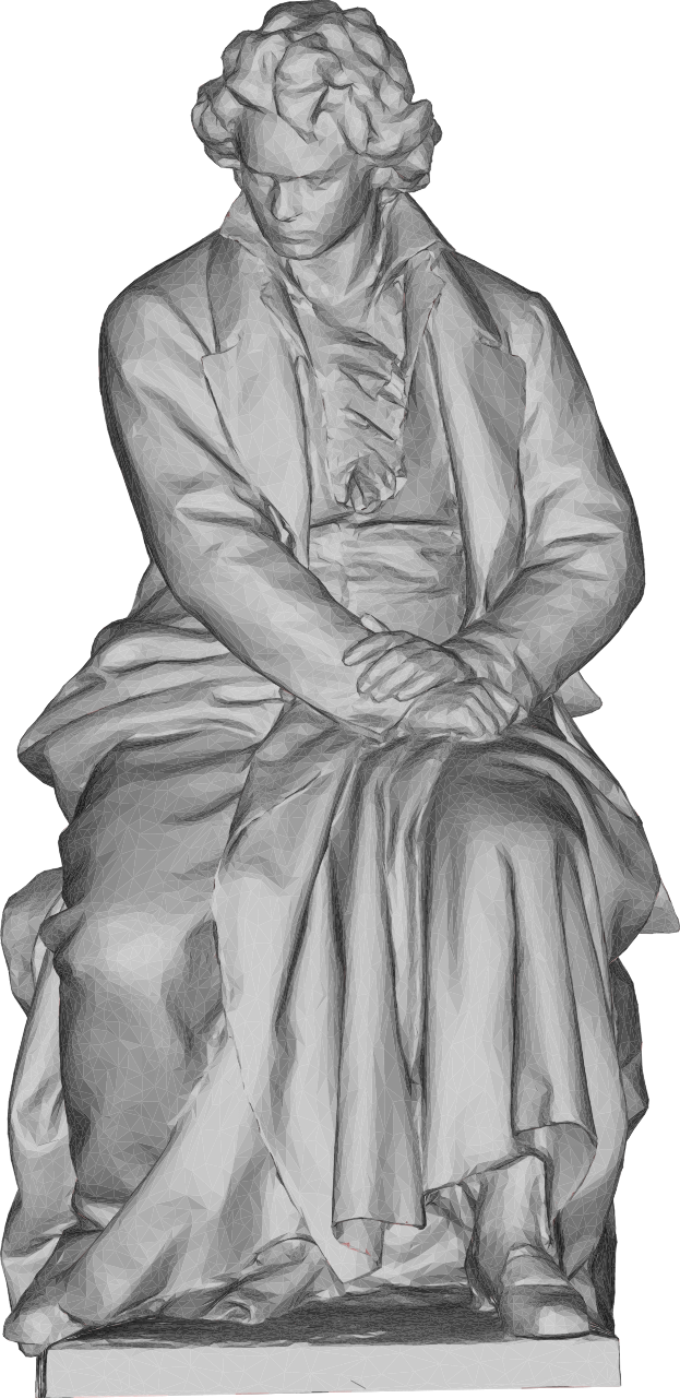 3D Ludwig Van Beethoven Portrait