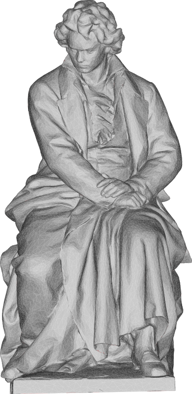 3D Ludwig Van Beethoven Portrait