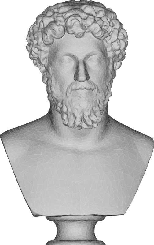 3D Marcus Aurelius Bust