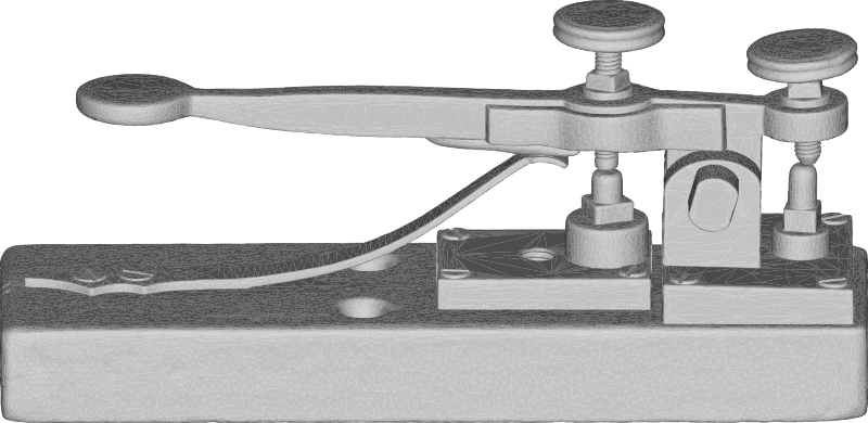3D Morse Telegraph Key