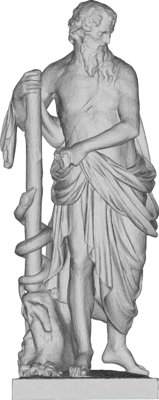 3D Statue of Asclepius