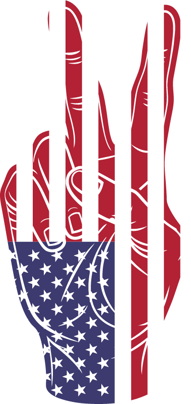 American Peace Hand Sign