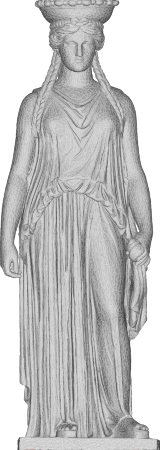 Ancient Greek Woman Sculpture 3D