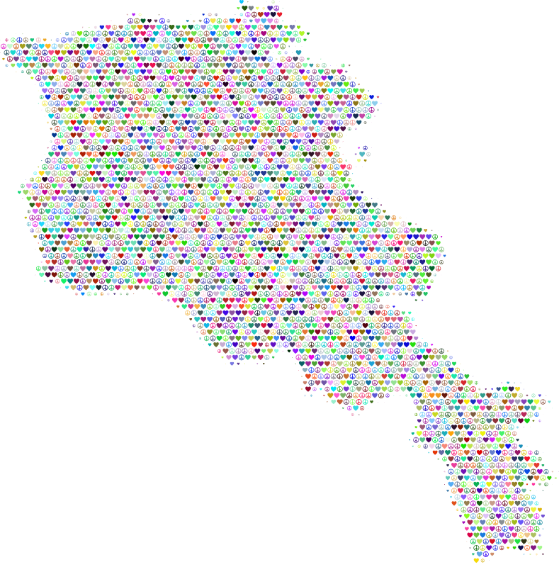 Armenia Love & Peace Map