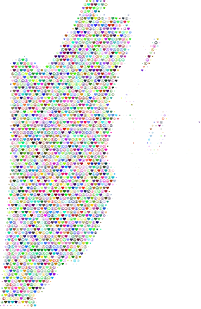 Belize Love and Peace Map