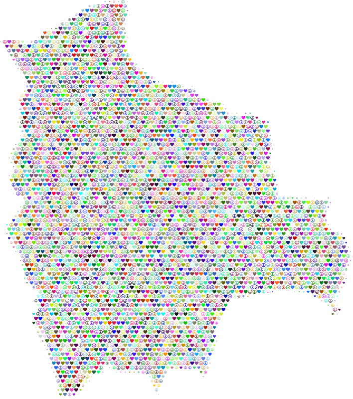 Bolivia Love & Peace Map