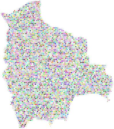 Bolivia Love & Peace Map