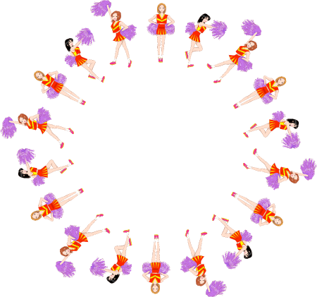Cheerleaders Decorative Frame