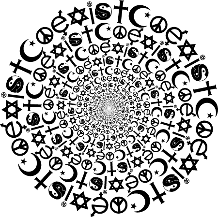 Coexist Symbol in Vortex Frame