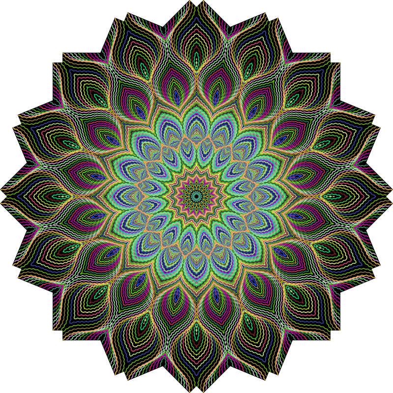 Colorful Mandala of Civilization