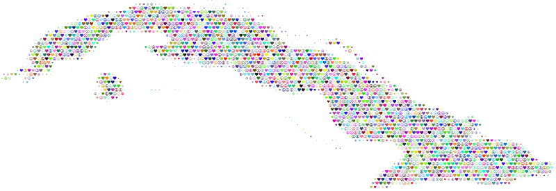 Cuba Love & Peace Map