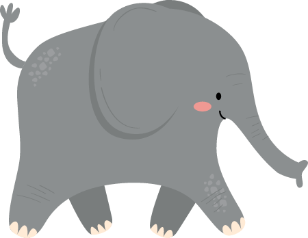 Cute Cartoon Elephant