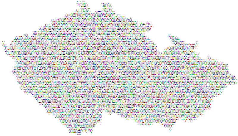 Czech Republic Love & Peace Map