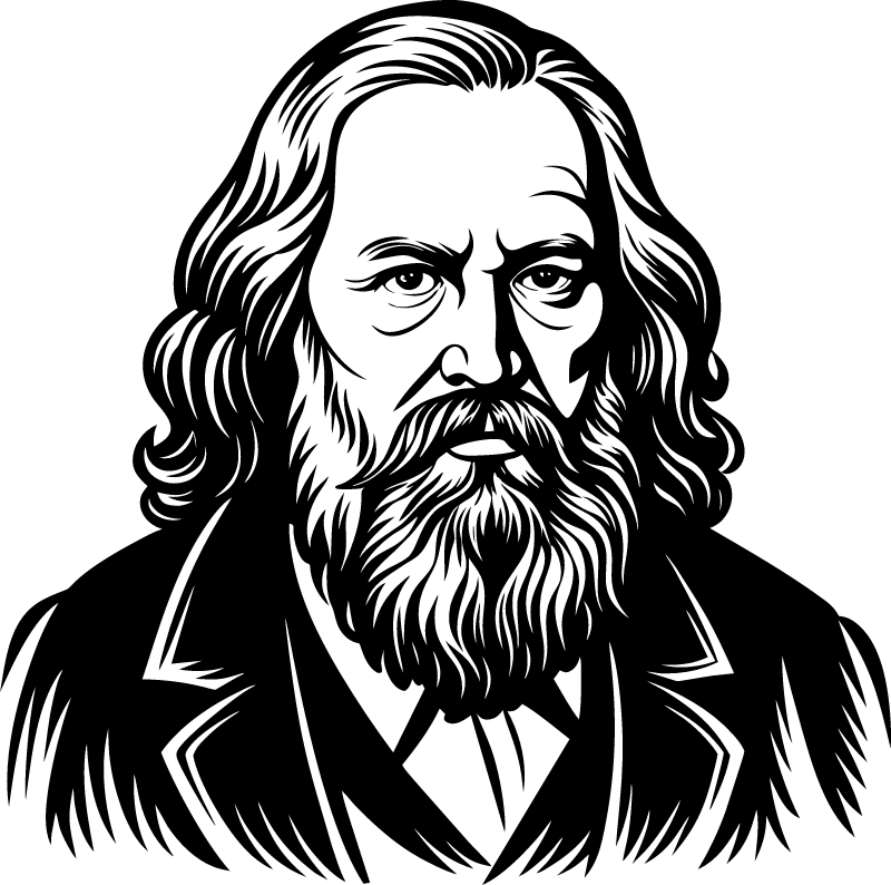 Dmitri Mendeleev Portrait