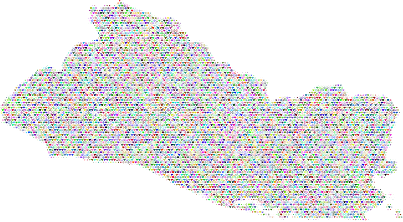 El Salvador Love & Peace Map