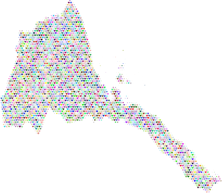 Eritrea Love & Peace Map