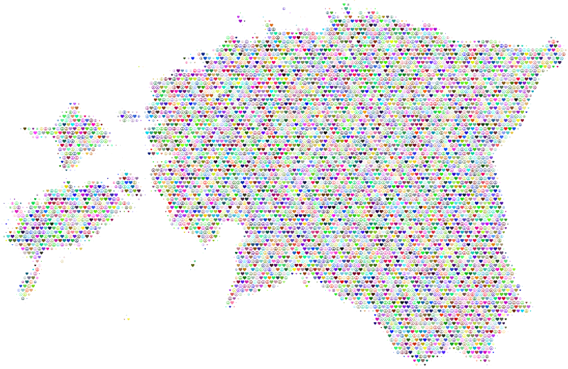 Estonia Love & Peace Map