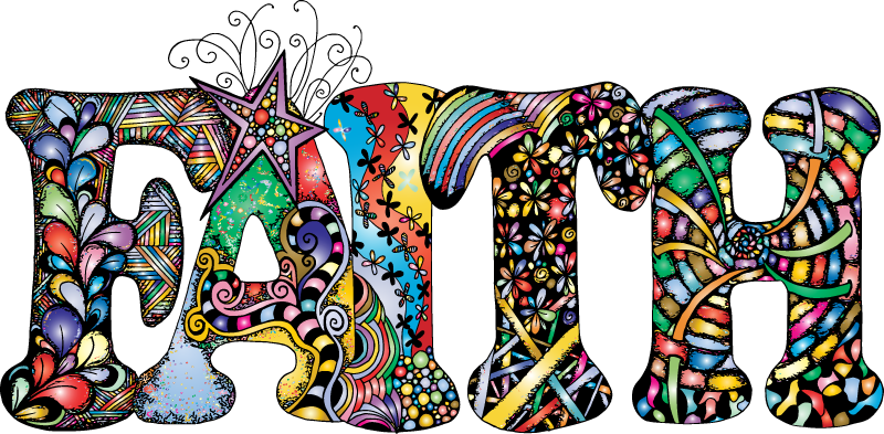 Faith Zentangle Typography