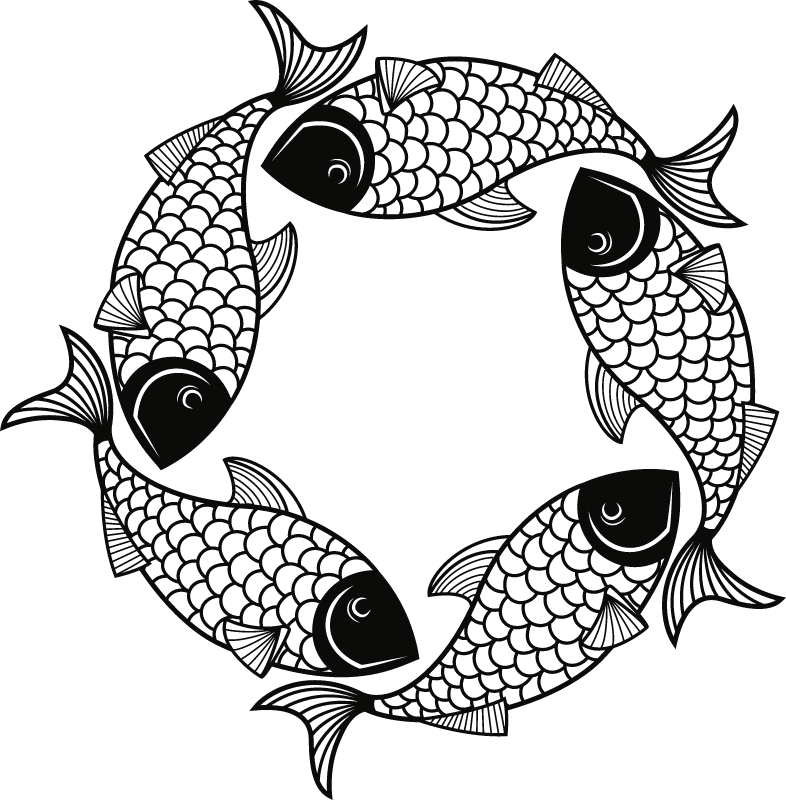 Fish Frame Star Design