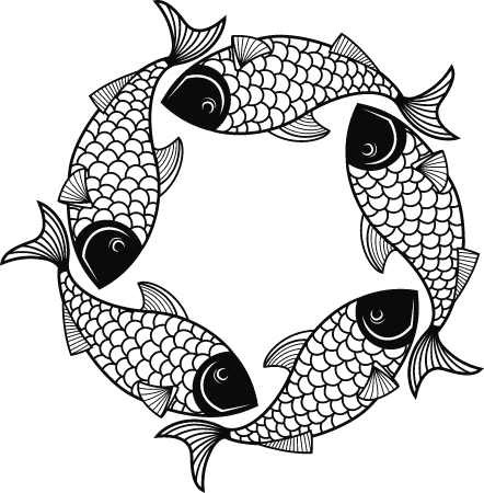 Fish Frame Star Design