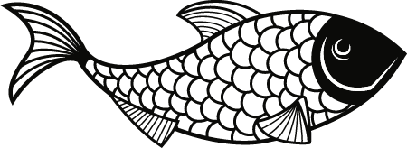 Fish Line Art by OKSmith