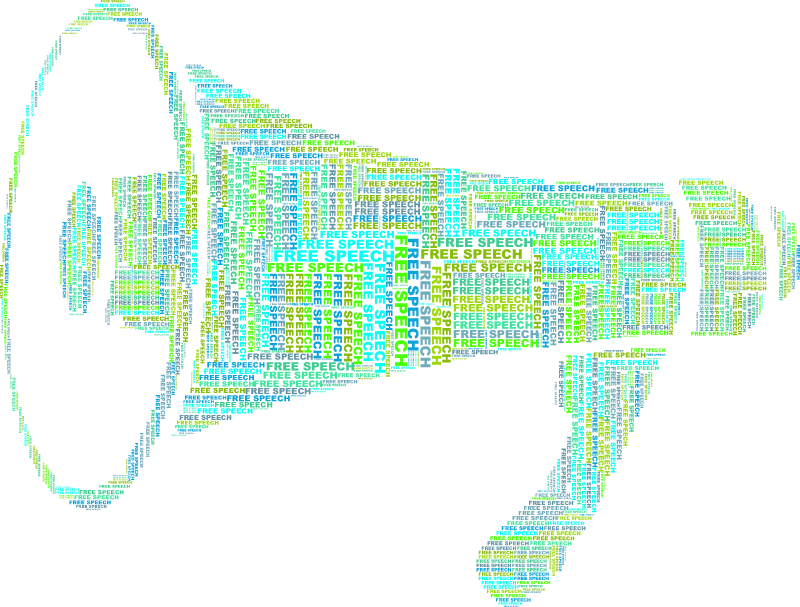 Free Speech Bullhorn Symbol