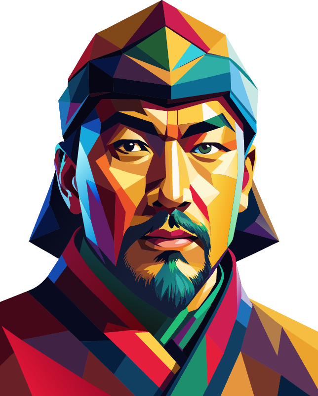 Genghis Khan Portrait