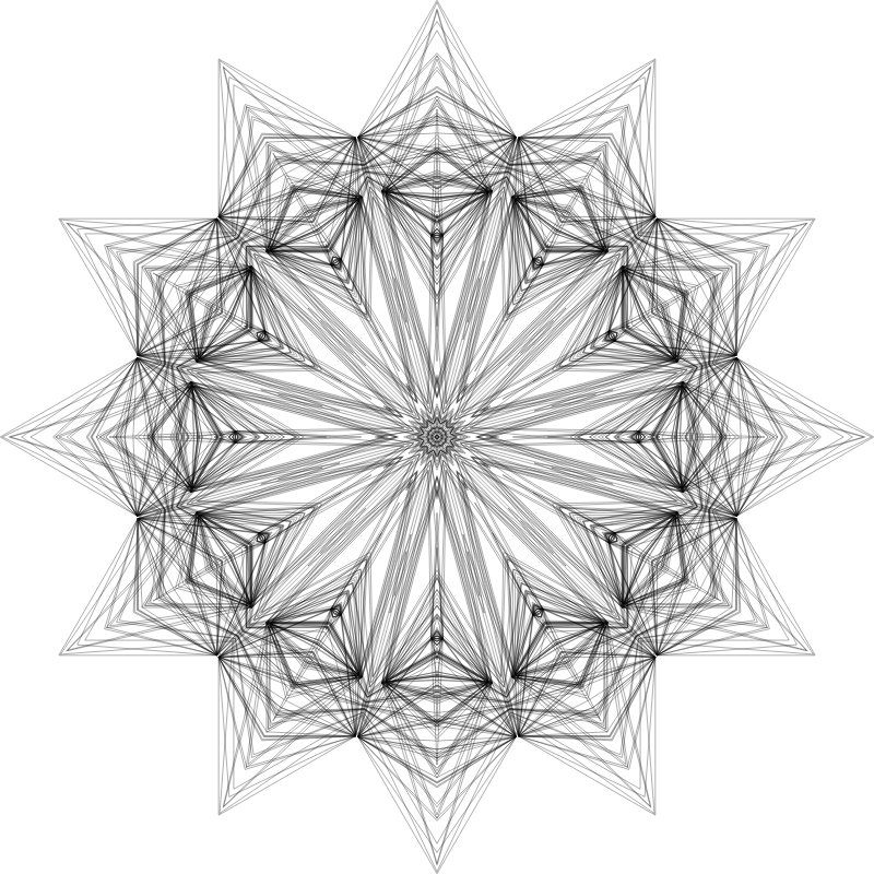 Geometric Crystallographic Pattern