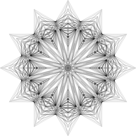 Geometric Crystallographic Pattern