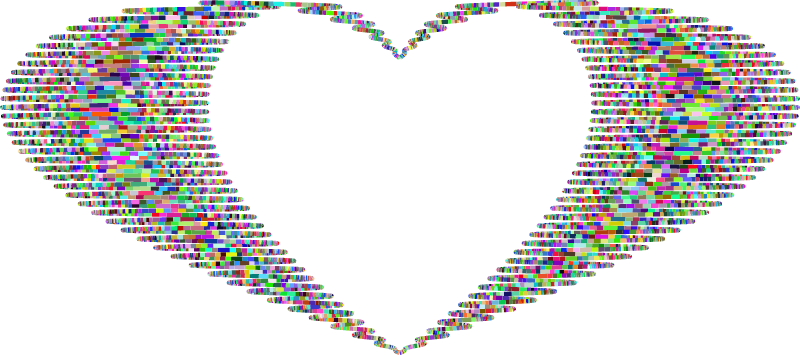 Geometric Heart Bands Design