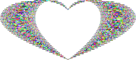 Geometric Heart Bands Design