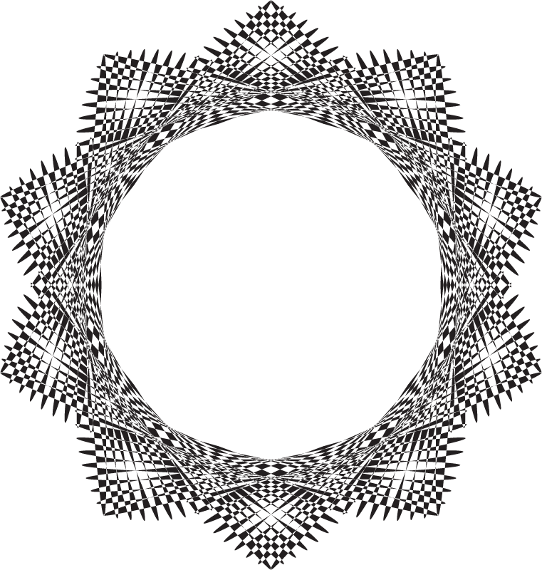 Geometric Negative Space Frame