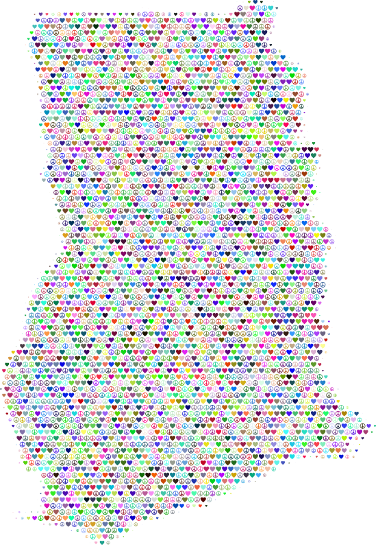Ghana Love & Peace Map