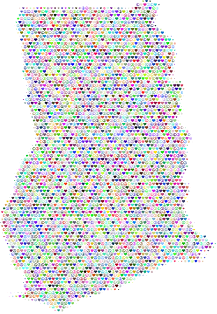 Ghana Love & Peace Map